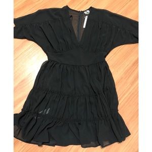 Chiffon Little Black Dress
